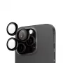 Προστασία φακού κάμερας PanzerGlass ® Hoops® μαύρη iPhone 16 Pro | 16 Pro Max