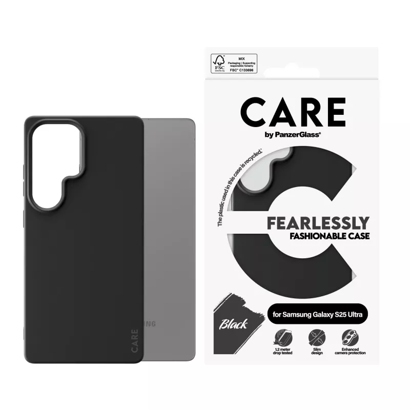 Θήκη PanzerGlass CARE™ by ® μαύρη Samsung Galaxy S25 Ultra