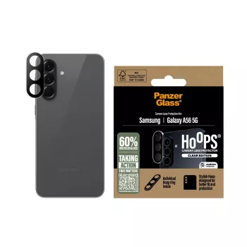 Προστασία φακών κάμερας PanzerGlass Hoops διαφανής Samsung Galaxy A56 5G ανθεκτική στις γρατσουνιές αντοχής σε κρούσεις