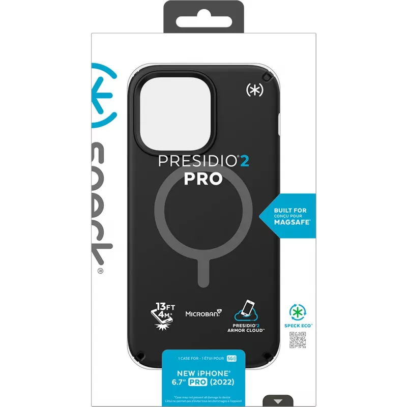 Θήκη Speck Presidio2 Pro + MS Apple iPhone 14 Pro Max μαύρη – με Microban