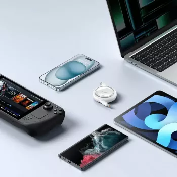 Καλώδιο USB Baseus Free2Pull 1m USB C Λευκό