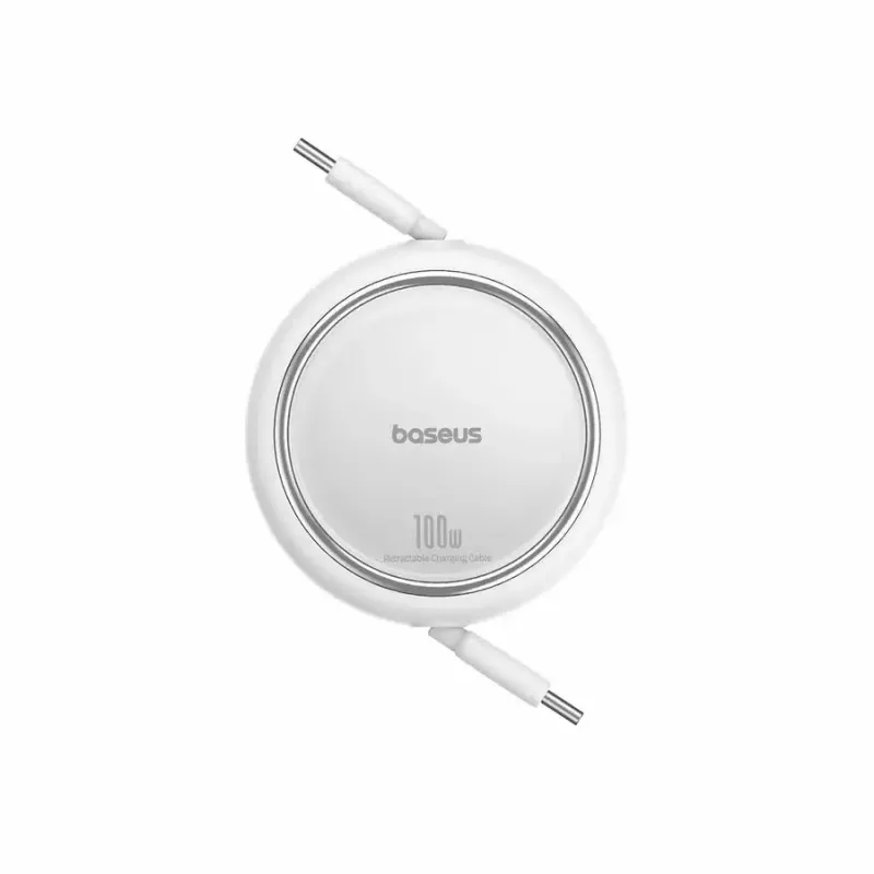 Καλώδιο USB Baseus Free2Pull 1m USB C Λευκό