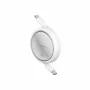 Καλώδιο USB Baseus Free2Pull 1m USB C Λευκό