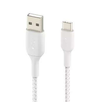 Καλώδιο USB Belkin CAB002BT3MWH 3 m USB A USB C Λευκό