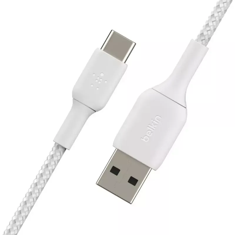 Καλώδιο USB Belkin CAB002BT3MWH 3 m USB A USB C Λευκό