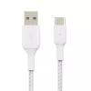 Καλώδιο USB Belkin CAB002BT3MWH 3 m USB A USB C Λευκό