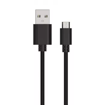 Καλώδιο USB Ansmann 1700-0129 1m USB A σε Micro-USB B Μαύρο