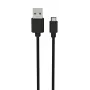 Καλώδιο USB Ansmann 1700-0129 1m USB A σε Micro-USB B Μαύρο