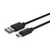 Καλώδιο USB Ansmann 1700-0130 1 m USB-A USB-C Μαύρο