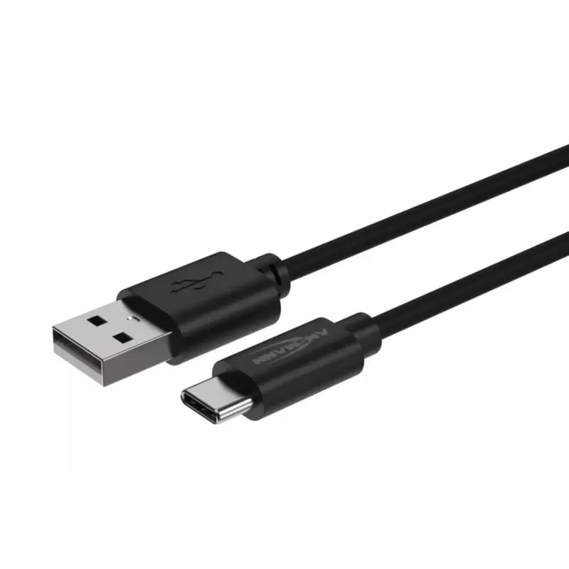 Καλώδιο USB Ansmann 1700-0130 1 m USB-A USB-C Μαύρο