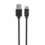 Καλώδιο USB Ansmann 1700-0130 1 m USB-A USB-C Μαύρο