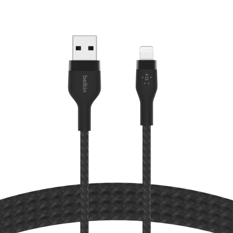 Καλώδιο Lightning 3m Belkin CAA010BT3MBK USB A σε USB C/Lightning