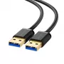 Ugreen 10370 Καλώδιο USB USB 3.2 Gen 1 (3.1 Gen 1) 1 m USB A μαύρο