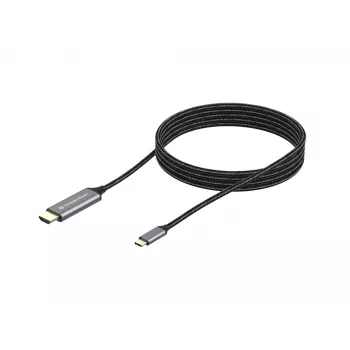 Καλώδιο Conceptronic USB-C σε HDMI, βύσμα αρσενικό σε βύσμα αρσενικό, 4K 60Hz, 2 m, USB Type-C, HDMI, αρσενικό, αρσενικό, ευθύ