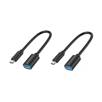 Αντάπτορας Conceptronic ABBY11B USB-C σε USB-A OTG, συσκευασία 2 τεμ., 20 cm