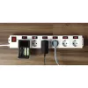 Hama 00137239 Socket Line πολύπριζο 6 θέσεων, με ξεχωριστό διακόπτη ανά πρίζα, λευκό