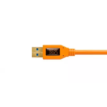 Καλώδιο USB Tether Tools CU61RT15-ORG 4,6 m USB 3.2 Gen 1 Micro-USB B πορτοκαλί