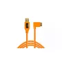 Καλώδιο USB Tether Tools CU61RT15-ORG 4,6 m USB 3.2 Gen 1 Micro-USB B πορτοκαλί