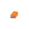 Καλώδιο USB Tether Tools CUC2515-ORG 4,6 m USB-C Micro-USB B πορτοκαλί