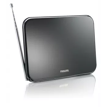 Philips SDV6224/12 ψηφιακή κεραία τηλεόρασης εσωτερικού χώρου, 42 dB, HDTV/UHF/VHF/FM, 75 Ohm, καλώδιο 1,8 m