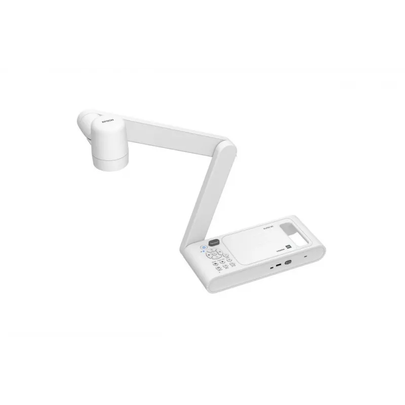 Epson ELPDC30 V12HB09080 κάμερα εγγράφων, 4K UHD (3840 x 2160), 13 MP, ψηφιακό ζουμ 23x / οπτικό 10x, CMOS, HDMI/USB/Wi-Fi, λευκή