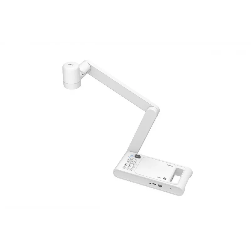 Epson ELPDC30 V12HB09080 κάμερα εγγράφων, 4K UHD (3840 x 2160), 13 MP, ψηφιακό ζουμ 23x / οπτικό 10x, CMOS, HDMI/USB/Wi-Fi, λευκή