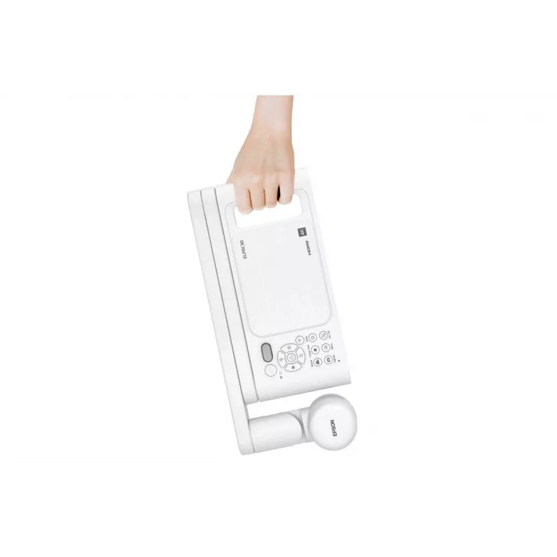 Epson ELPDC30 V12HB09080 κάμερα εγγράφων, 4K UHD (3840 x 2160), 13 MP, ψηφιακό ζουμ 23x / οπτικό 10x, CMOS, HDMI/USB/Wi-Fi, λευκή