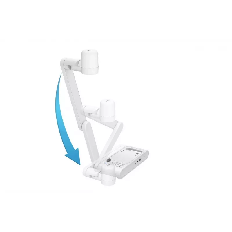 Epson ELPDC30 V12HB09080 κάμερα εγγράφων, 4K UHD (3840 x 2160), 13 MP, ψηφιακό ζουμ 23x / οπτικό 10x, CMOS, HDMI/USB/Wi-Fi, λευκή