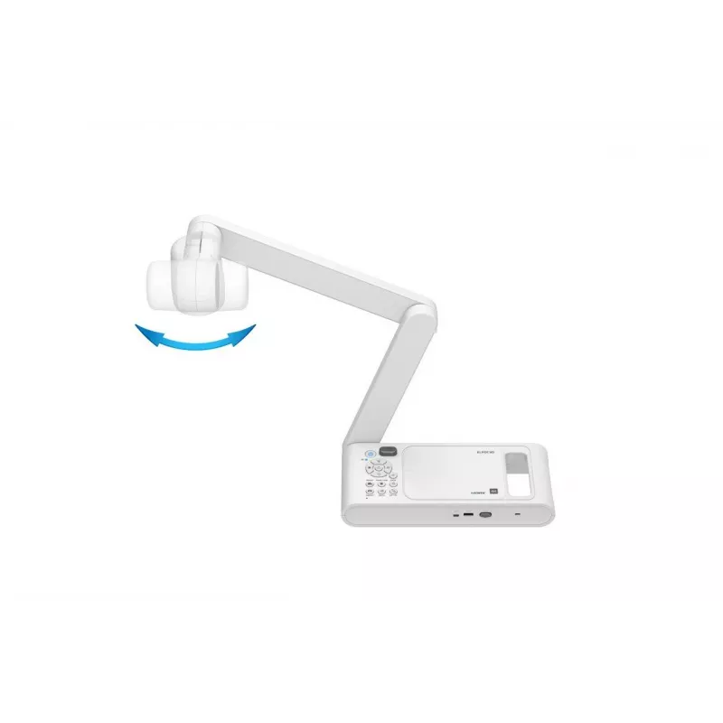 Epson ELPDC30 V12HB09080 κάμερα εγγράφων, 4K UHD (3840 x 2160), 13 MP, ψηφιακό ζουμ 23x / οπτικό 10x, CMOS, HDMI/USB/Wi-Fi, λευκή