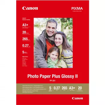 Canon PP-201 Glossy II Photo Paper Plus A3 Plus – 20 φύλλα, 260 g/m², A3