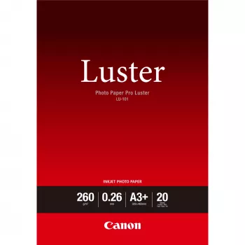 Φωτογραφικό χαρτί, Canon, LU-101 Luster Photo Paper Pro A3 Plus - 20 φύλλα