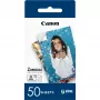 Canon ZINK™ Φωτογραφικό χαρτί 2“x3” x50 φύλλα, 5x7,6 cm, 2x3 ίντσες, λευκό, 50 φύλλα