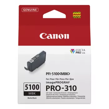 Canon PFI-5100 MBK μελανοδοχείο 1 τεμ. γνήσιο ματ μαύρο