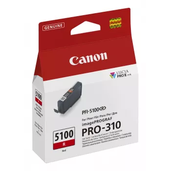 Canon PFI-5100 R μελανοδοχείο 1 τεμ. γνήσιο κόκκινο