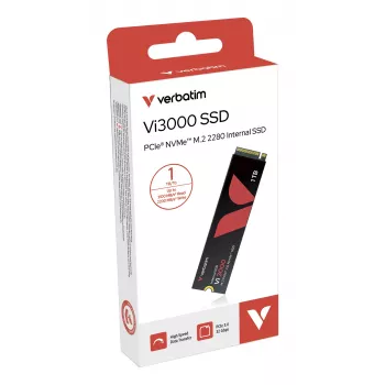 Μονάδα SSD Verbatim 1 TB M.2 PCIe NVMe Vi3000