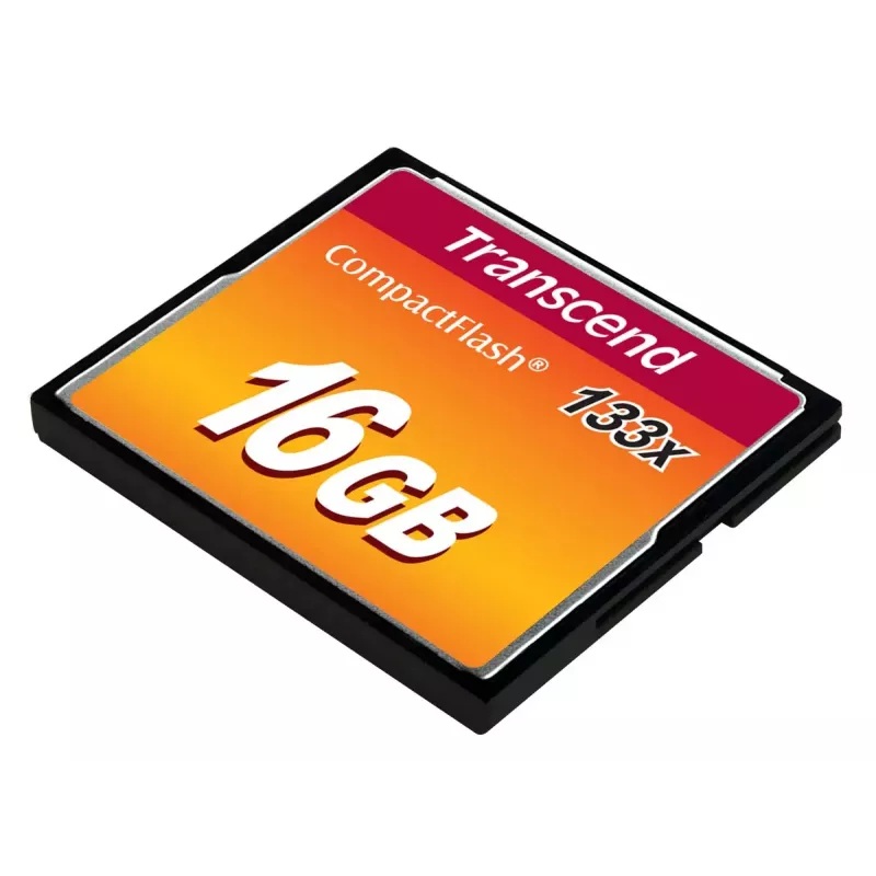 Κάρτα CompactFlash Transcend TS16GCF133 16 GB, 50 MB/s Ανάγνωση, 20 MB/s Εγγραφή