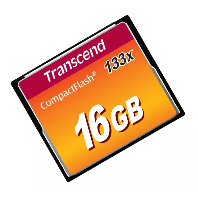 Κάρτα CompactFlash Transcend TS16GCF133 16 GB, 50 MB/s Ανάγνωση, 20 MB/s Εγγραφή