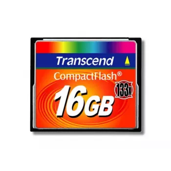 Κάρτα CompactFlash Transcend TS16GCF133 16 GB, 50 MB/s Ανάγνωση, 20 MB/s Εγγραφή