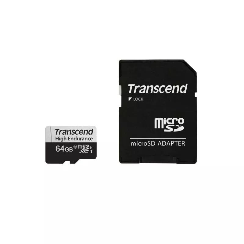 Μνήμη Flash Transcend 64GB MicroSDXC 350V