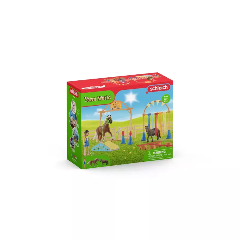 Προπόνηση Ευκινησίας Πόνυ Schleich 42481 Πολύχρωμο Πλαστικό 3-8 έτη