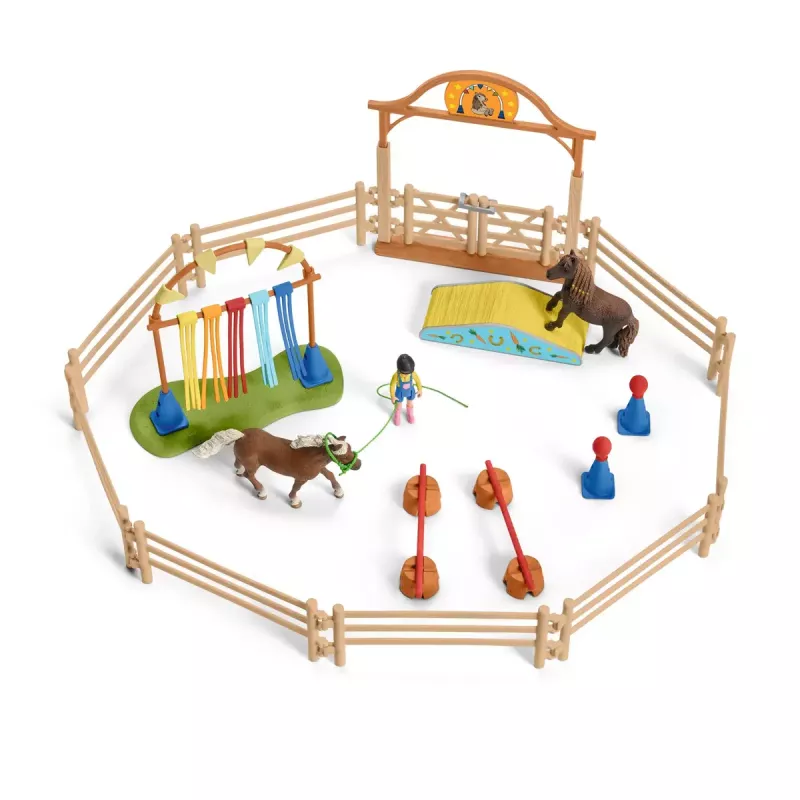 Προπόνηση Ευκινησίας Πόνυ Schleich 42481 Πολύχρωμο Πλαστικό 3-8 έτη