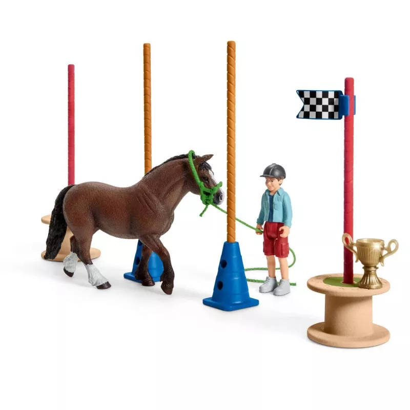 Αγώνας Ευκινησίας Πόνυ Schleich FARM WORLD 42482