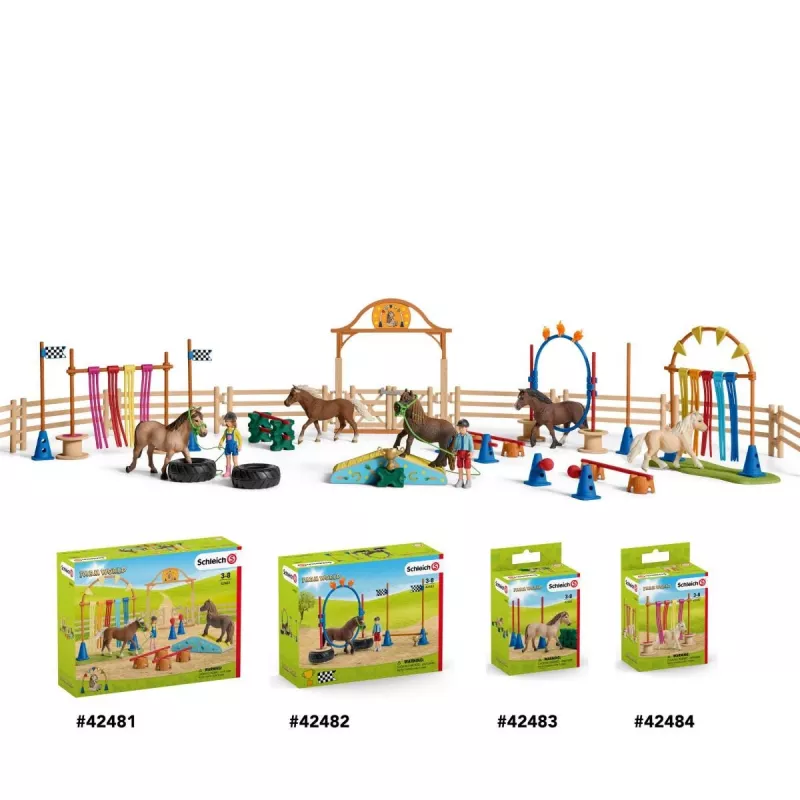 Αγώνας Ευκινησίας Πόνυ Schleich FARM WORLD 42482