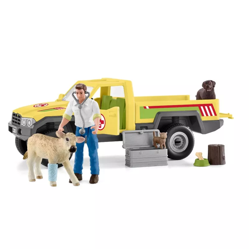 Επίσκεψη Κτηνιάτρου στο Αγρόκτημα Schleich FARM WORLD 42503