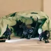 schleich ELDRADOR CREATURES Λύκος της Σκιάς Μαύρο Μωβ 42554
