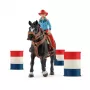 schleich Cowgirl Αγώνας Βαρελιών, 3 έτη, Πολύχρωμο