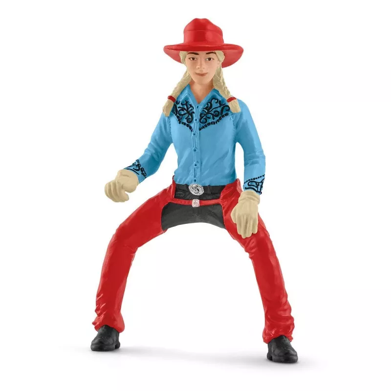 schleich Cowgirl Αγώνας Βαρελιών, 3 έτη, Πολύχρωμο