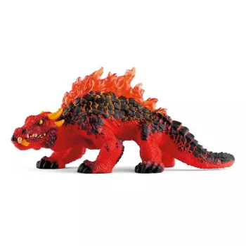 schleich ELDRADOR CREATURES Σαύρα Μάγμα, 7 έτη, Κόσμος Λάβας, Τέρατα και Δράκοι, Μαύρο, Κόκκινο, Πλαστικό