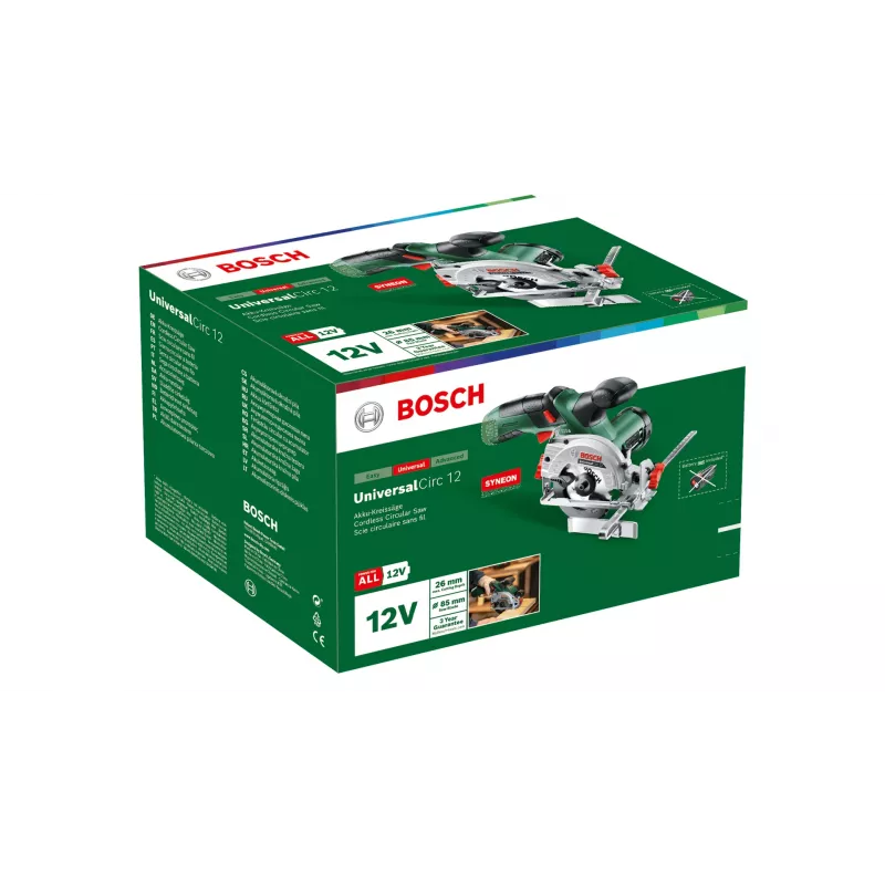 Bosch UniversalCirc 12 06033C7003 δισκοπρίονο μπαταρίας, 85 mm, 12 V, χωρίς μπαταρία