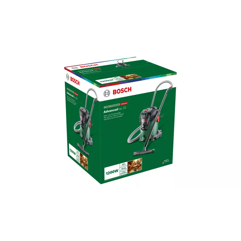 Bosch AdvancedVac 20 300 AW 20 L μαύρο, πράσινο
